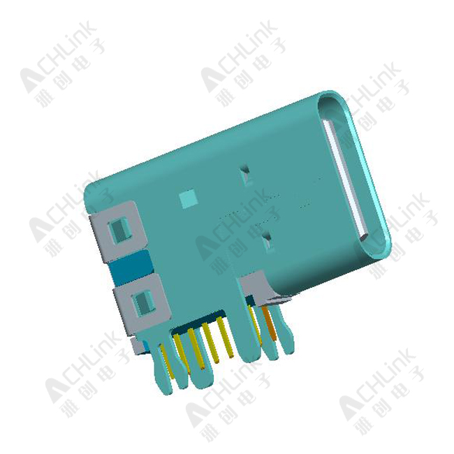 USB CF 14PIN FLAG TYPE SIDE PLUG