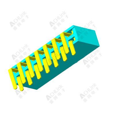 Female Header1.27MM double row 90 degrees H=4.3MM